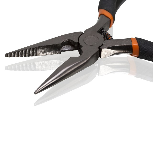 Cleste cu cioc, maner cauciucat 135 mm [2]