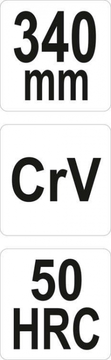 Cleste cu varf ascutit prelungit YATO CrV 340mm [4]