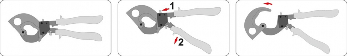 Cleste pentru cabluri Cu-Al YATO 17.5-22mm [4]