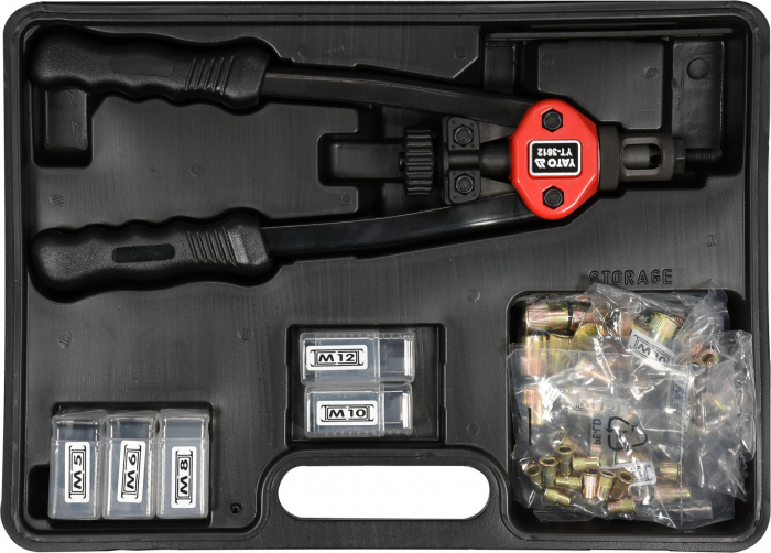 Cleste Pentru Piulite Nituibile YATO, CR-Mo, M5 - M12, 330mm [2]