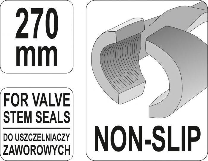 Cleste picior lung sigilat supape YATO 270mm [3]