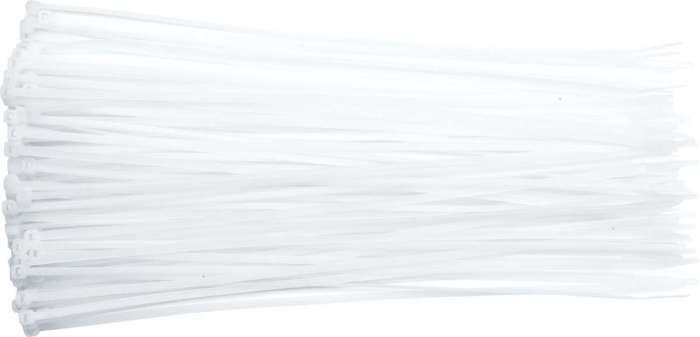 COLIERE DIN PLASTIC 360X4.8MMX100BUC ALB VOREL [2]