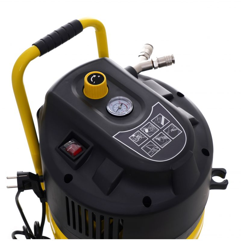 Compresor de aer fara ulei KRAFT&DELE 50L 10bar 230V 1500W 2CP 4000rpm 240 l/min KD1418 [7]
