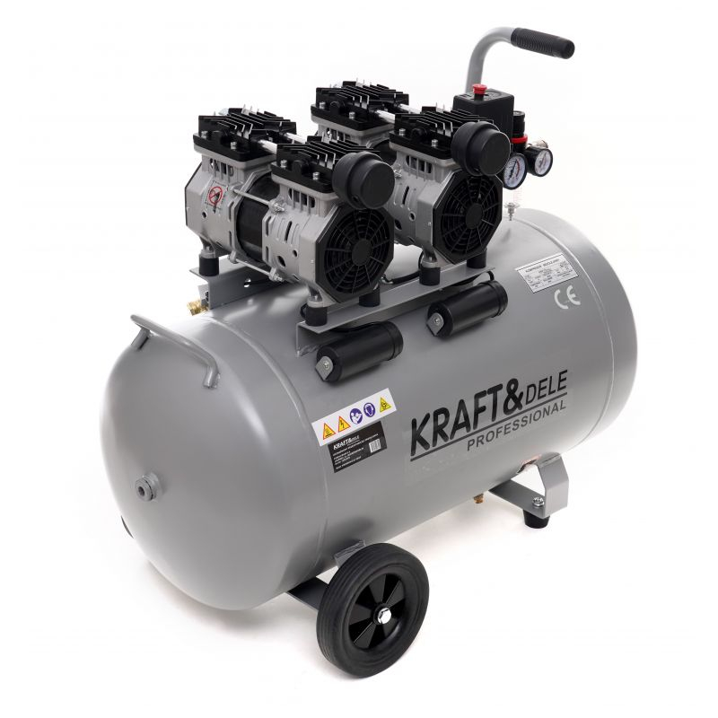 Compresor de aer fara ulei KRAFT&DELE 100L 8bar 230V 2 x 1500W 1440rpm 290 l/min KD1398 [9]