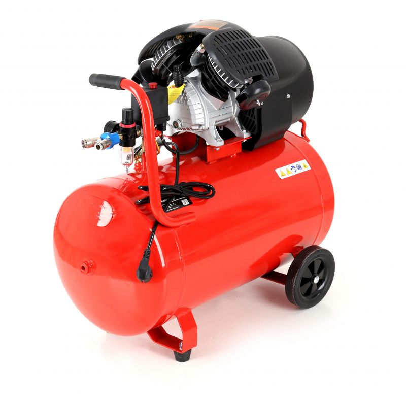Compresor de aer KRAFT&DELE 100L 8bar 230V 2 Pistoane 3kW 4CP 320 l/min KD1483 [4]