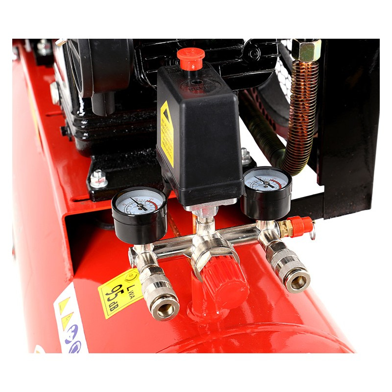 Compresor de aer KRAFT&DELE 100L 8bar 400V 3 Pistoane 4.1kW 5.6CP 305 l/min KD405 [14]