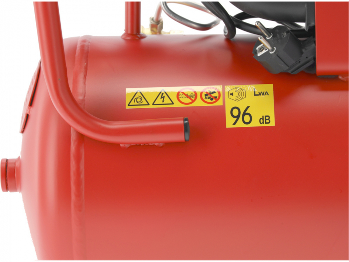 Compresor de aer YATO 24L 8bar 1500W 2CP 200 l/min [6]