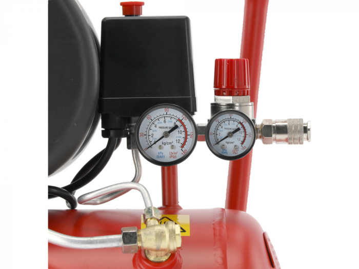 Compresor de aer YATO 24L 8bar 1500W 2CP 200 l/min [4]