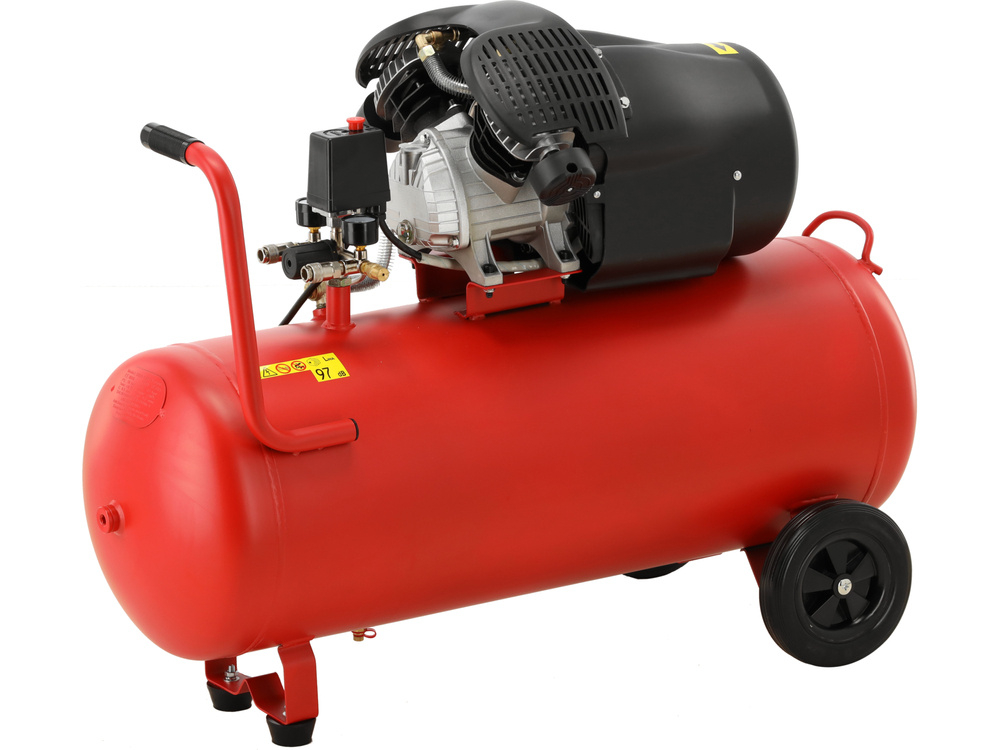 Compresor de aer YATO 2 Cilindrii, 100L 8bar 2200W 3CP 412 l/min [4]
