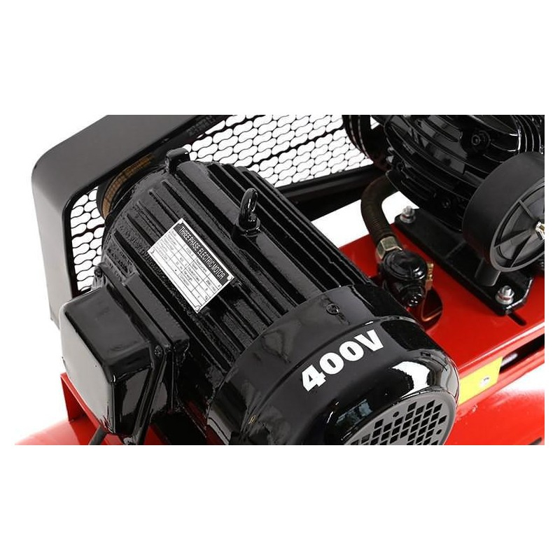 Compresor de aer KRAFT&DELE 100L 8bar 400V 3 Pistoane 4.1kW 5.2CP 320 l/min [6]