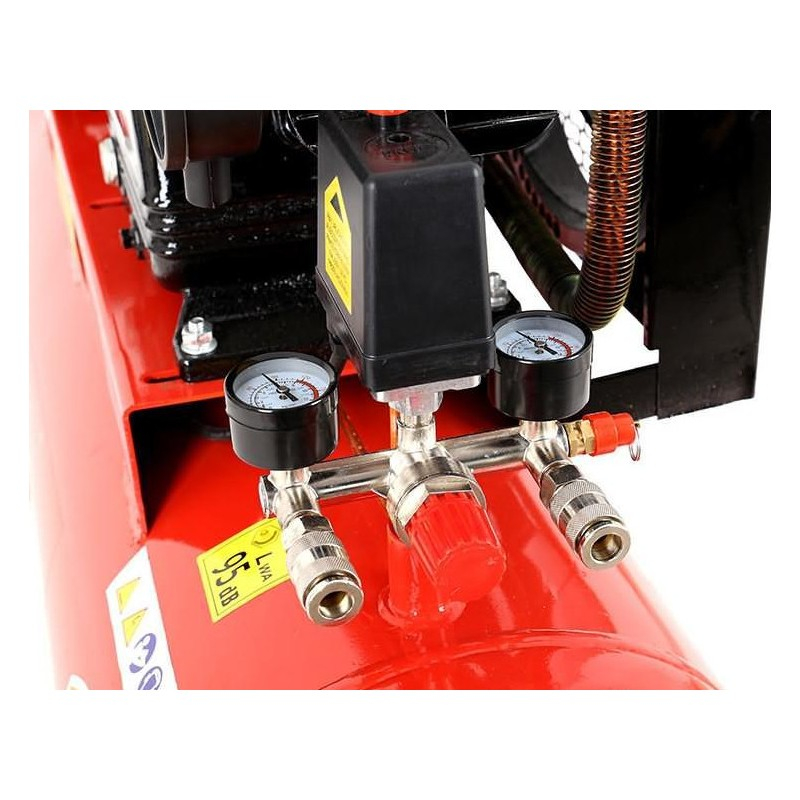 Compresor de aer KRAFT&DELE 100L 8bar 400V 3 Pistoane 4.1kW 5.2CP 320 l/min [7]