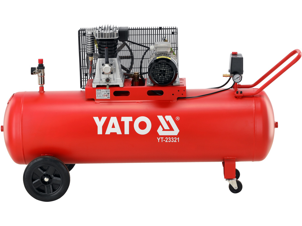 Compresor de Aer YATO 200L 10bar 2200W 400V 3CP 360 l/min [2]