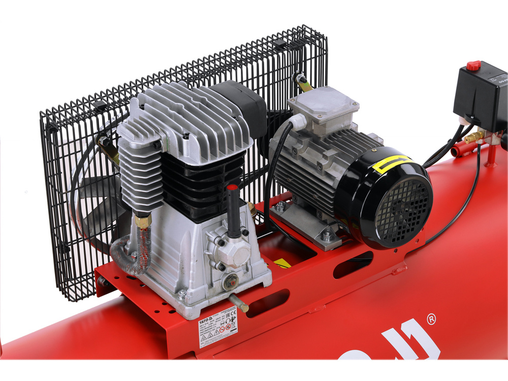 Compresor de Aer YATO 200L 10bar 2200W 400V 3CP 360 l/min [4]