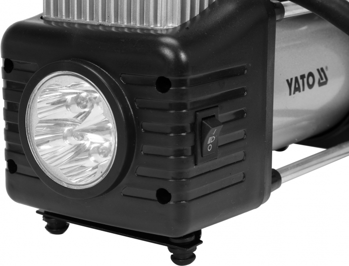 Compresor Pneumatic Auto YATO, cu LED, 12V, 250W [3]