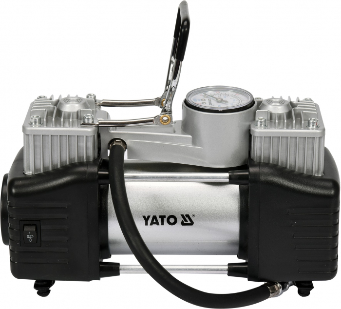 Compresor Pneumatic Auto YATO, cu LED, 12V, 250W [2]
