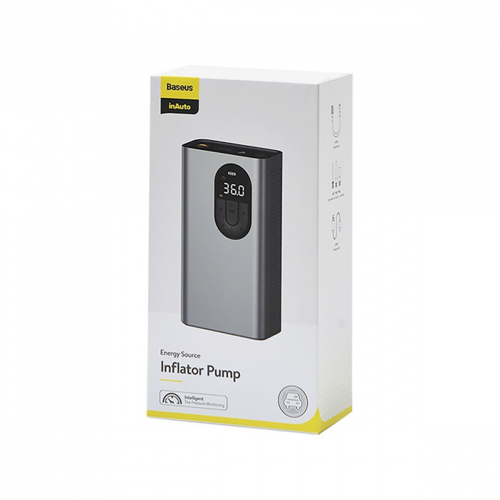 Mini compresor auto BASEUS Energy Source 54W 5V / 2.4A 7500mAh CRCQB02-0A [8]