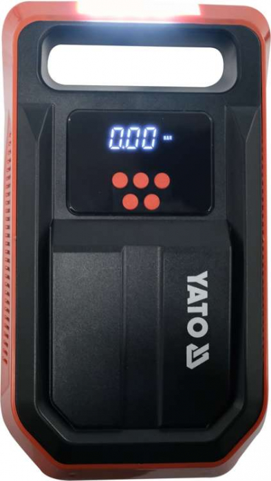 Compresor auto cu display LCD 12V 120W 150psi 25 l/min YATO [2]
