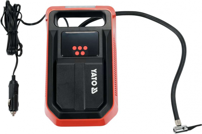 Compresor auto cu display LCD 12V 120W 150psi 25 l/min YATO [3]