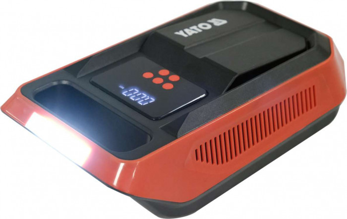 Compresor auto cu display LCD 12V 120W 150psi 25 l/min YATO [7]