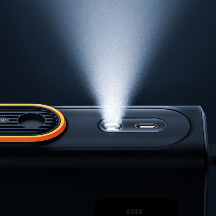 Compresor portabil Baseus Mega EnergyPump Series, 2 cilindri 6000 mAh cu lanterna CRNL060001 [12]