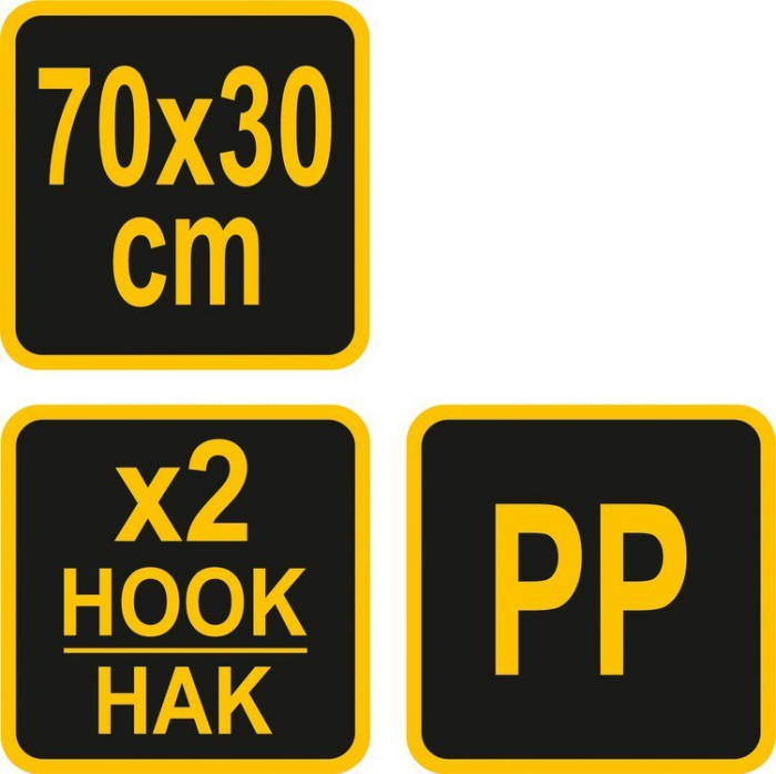 Plasa pentru bagaje VOREL 30 X 70cm 2 carlige [5]