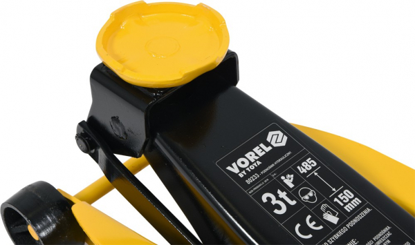 Cric crocodil VOREL, de podea, cu maner, 3T [2]