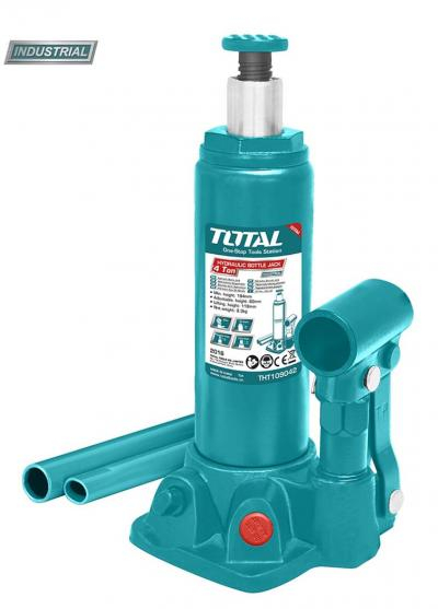Total Tools Cric hidraulic auto tip butelie total, 4t, industrial