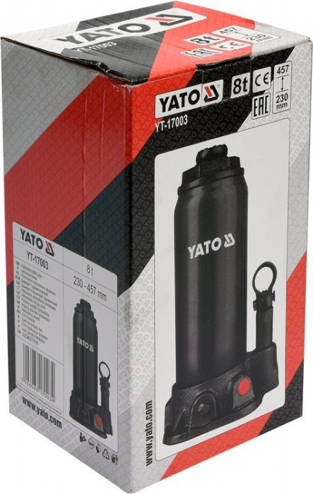 Cric hidraulic cu piston YATO 2-50T 181-480mm [2]