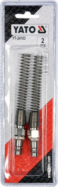 Cuplaj pentru furtun YATO, 6X10mm, tata, 2buc [2]