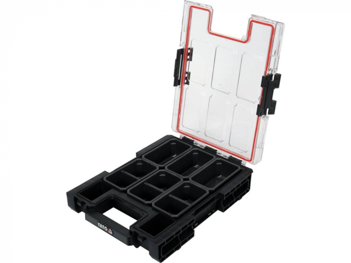 Cutie organizatoare ermetica YATO M 263x363x77mm 6 compartimente [2]