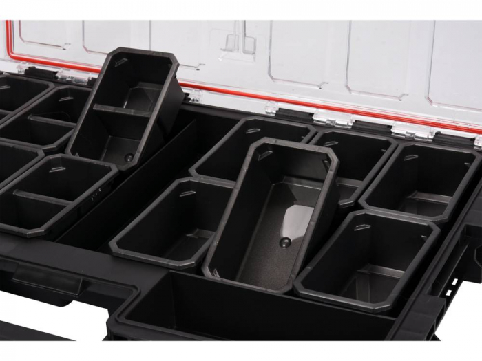 Cutie organizatoare ermetica YATO L 531x379x77mm 12 compartimente [4]