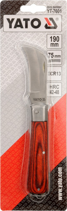 Cutit pentru decablat pliabil YATO 190mm [2]