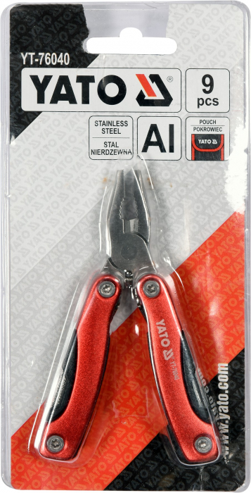 Patent multifunctional YATO 9 functii inox/aluminiu [5]