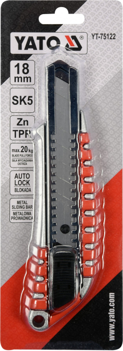 Cutter metalic YATO 18mm SK5 AUTO-LOCK TPR [3]
