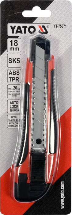 Cutter universal YATO 18mm SK5 AUTO-LOCK ABS [3]