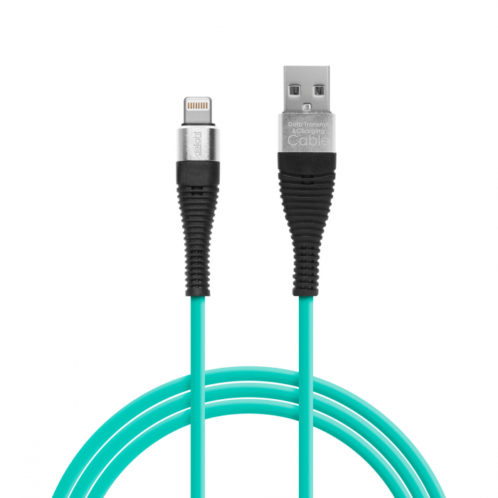 Delight - Cablu de date - iPhone "lightning", înveliş siliconic, 4 culori - 1 m [4]