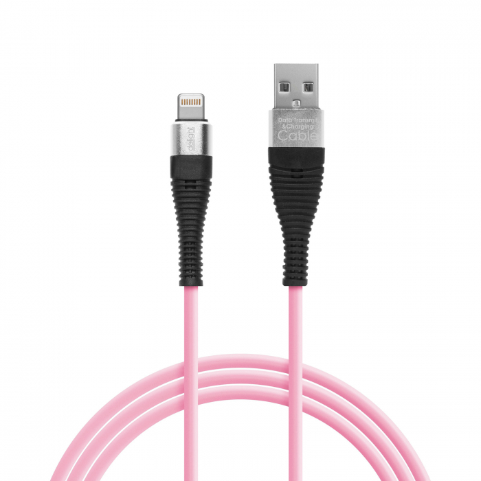 Delight - Cablu de date - iPhone "lightning", înveliş siliconic, 4 culori - 1 m [5]