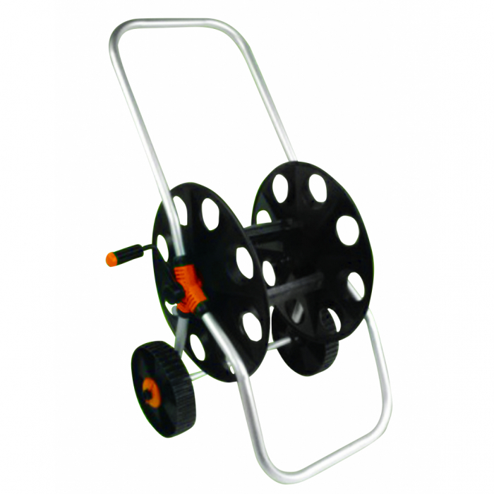 Derulator tambur pentru furtun cadru metalic si roti 45m TG TopGarden [2]