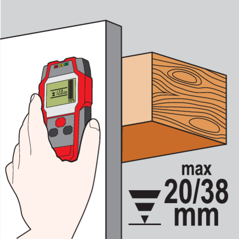 Detector pentru profile si cabluri electrice YATO 4in1 LCD [8]