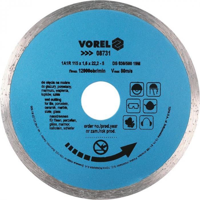DISC DIAMANTAT 115 MM VOREL [2]