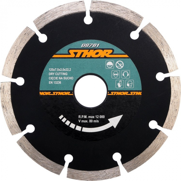 DISC DIAMANTAT SEGMENTAT 125X2MM H7 STHOR [2]