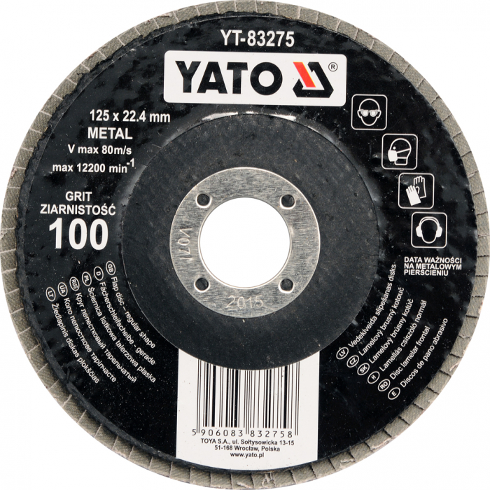 Disc lamelar yato pentru slefuire