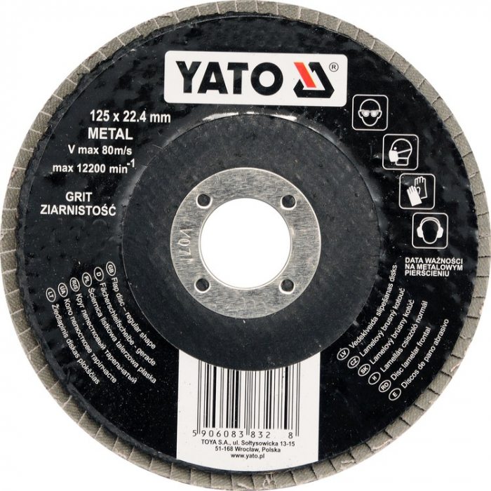 DISCURI LAMELARE 125MM P100 YATO [2]