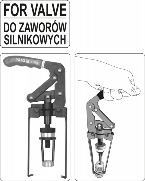 Dispozitiv demontat YATO pentru supape motor diesel [3]