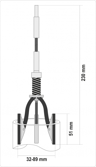 Dispozitiv honuit cilindrii YATO 32-89mm, 230mm [4]