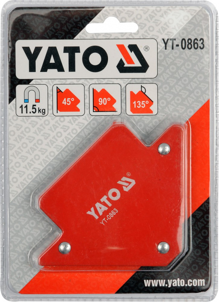 Dispozitiv pentru sudura YATO, echer magnetic, 11.5kg [2]
