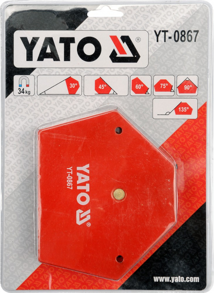 Dispozitiv pentru sudura YATO, echer magnetic, 34kg [2]