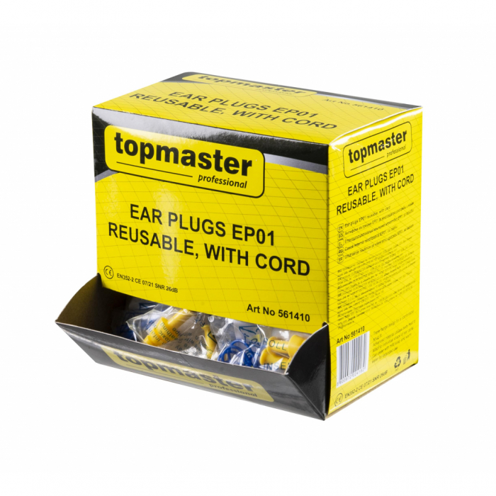 Dopuri antifoane EP01 reutilizabile cu snur  50buc/cutie TMP Top Master Pro [6]