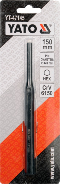 Dorn de impact YATO, tip hex, CR-V, 150mm [2]