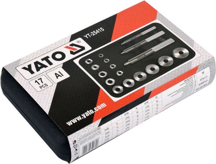 Kit montaj rulmenti YATO aluminiu 17piese [4]